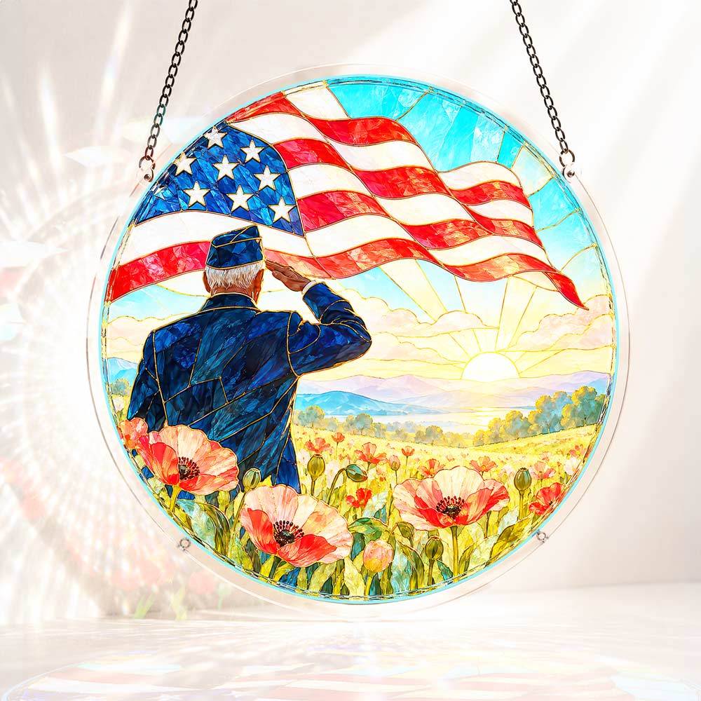 Acrylic Jigsaw Puzzle Suncatcher - Salute in Morning Light
