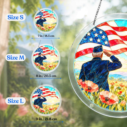 Acrylic Jigsaw Puzzle Suncatcher - Salute in Morning Light