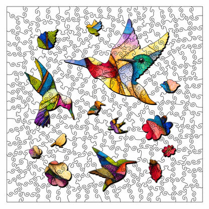 Wooden Jigsaw Puzzles Songbird Garden - Jigsaw Puzzle