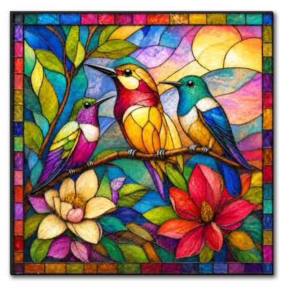 Wooden Jigsaw Puzzles Songbird Garden - Jigsaw Puzzle
