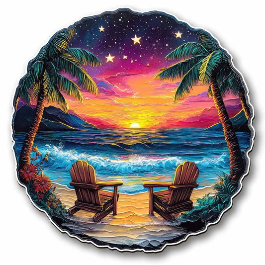 Sunset Paradise - Wooden Jigsaw Puzzle