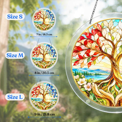 Acrylic Jigsaw Puzzle Suncatcher - Tree of Service