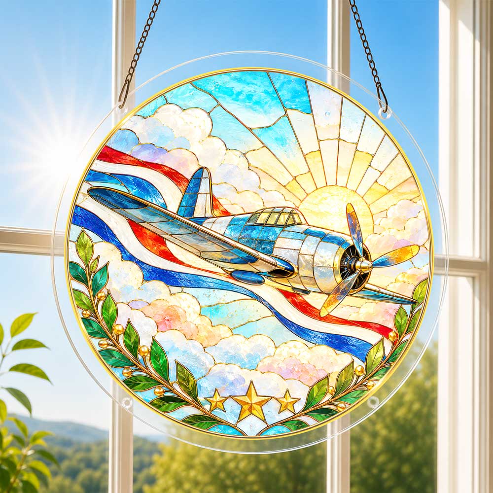 Acrylic Jigsaw Puzzle Suncatcher - Wings of Courage