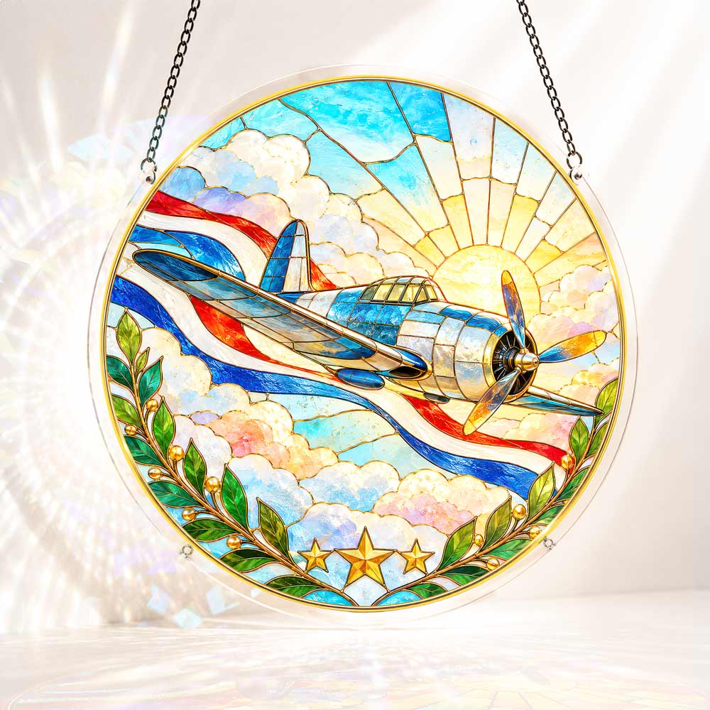 Acrylic Jigsaw Puzzle Suncatcher - Wings of Courage