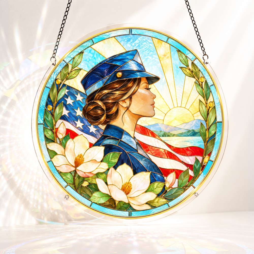 Acrylic Jigsaw Puzzle Suncatcher - Women Who Served