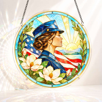 Acrylic Jigsaw Puzzle Suncatcher - Women Who Served
