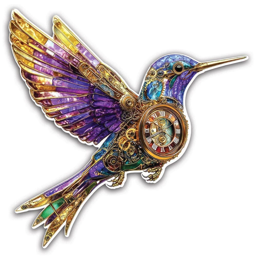 Mechanical Hummingbird - Wooden Jigsaw Puzzle