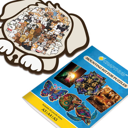 Dog Shaped - Wooden Jigsaw Puzzle