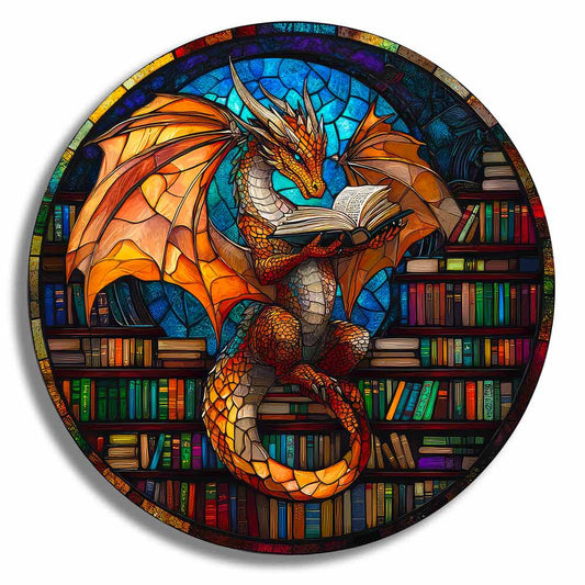 🔥Last Day - Dragon Stained Glass - Wooden Jigsaw Puzzle