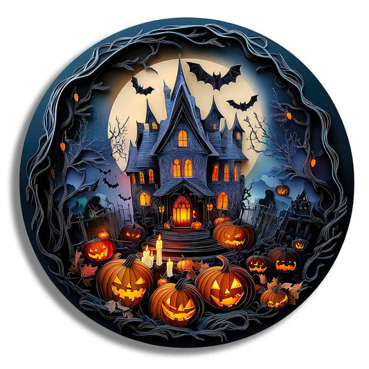 Halloween Castle - Wooden Jigsaw Puzzle