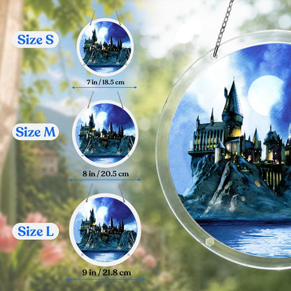 Acrylic Jigsaw Puzzle Acrylic Jigsaw Puzzle Suncatcher - Magical Hogwarts Castle