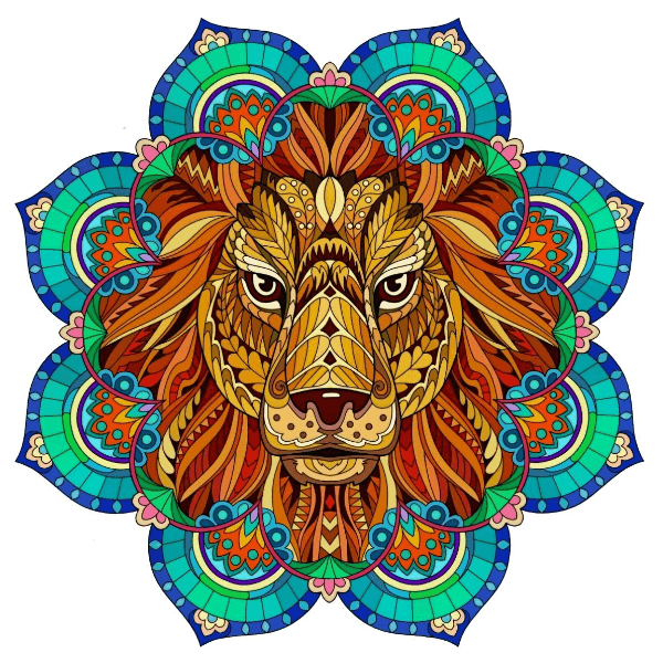 Lion - Wooden Jigsaw Puzzle - PuzzlesUp