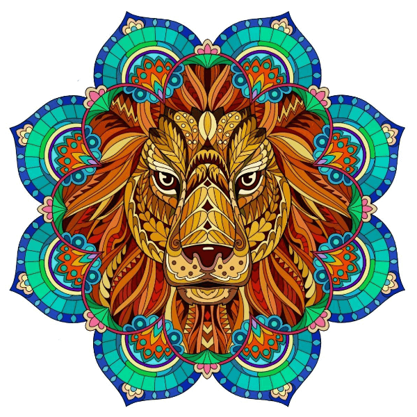 Lion - Wooden Jigsaw Puzzle – PuzzlesUp