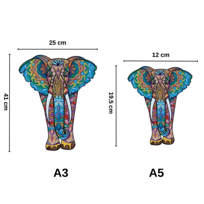 Elephant - Wooden Jigsaw Puzzle