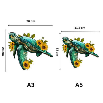 Turtle - Wooden Jigsaw Puzzle