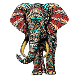 A5 African Elephant - Jigsaw Puzzle