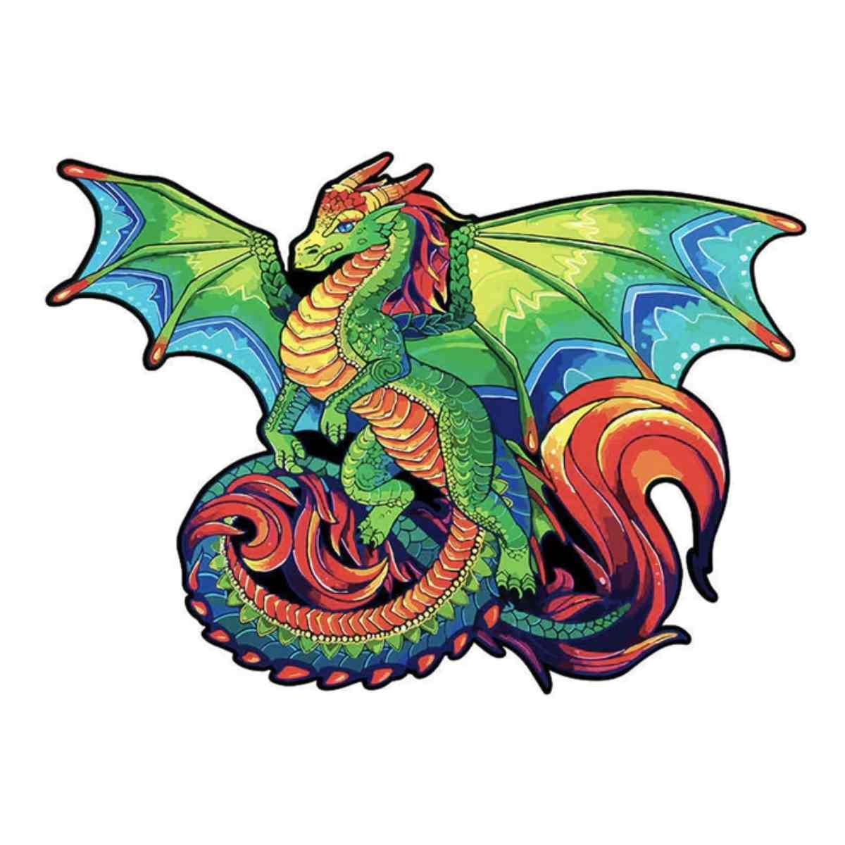 A5 Blue Dragon - Jigsaw Puzzle