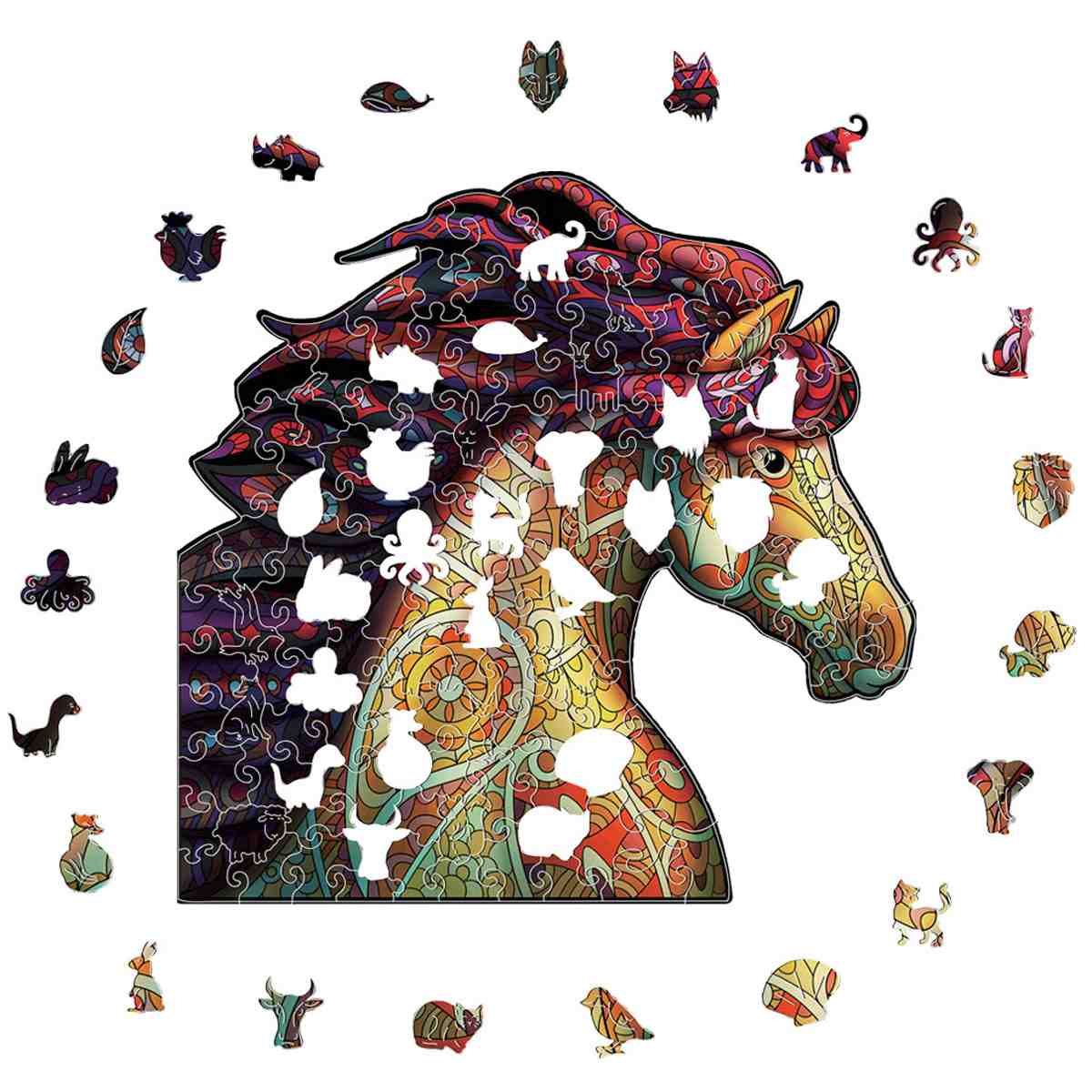 Wisdom Horse - Wooden Jigsaw Puzzle