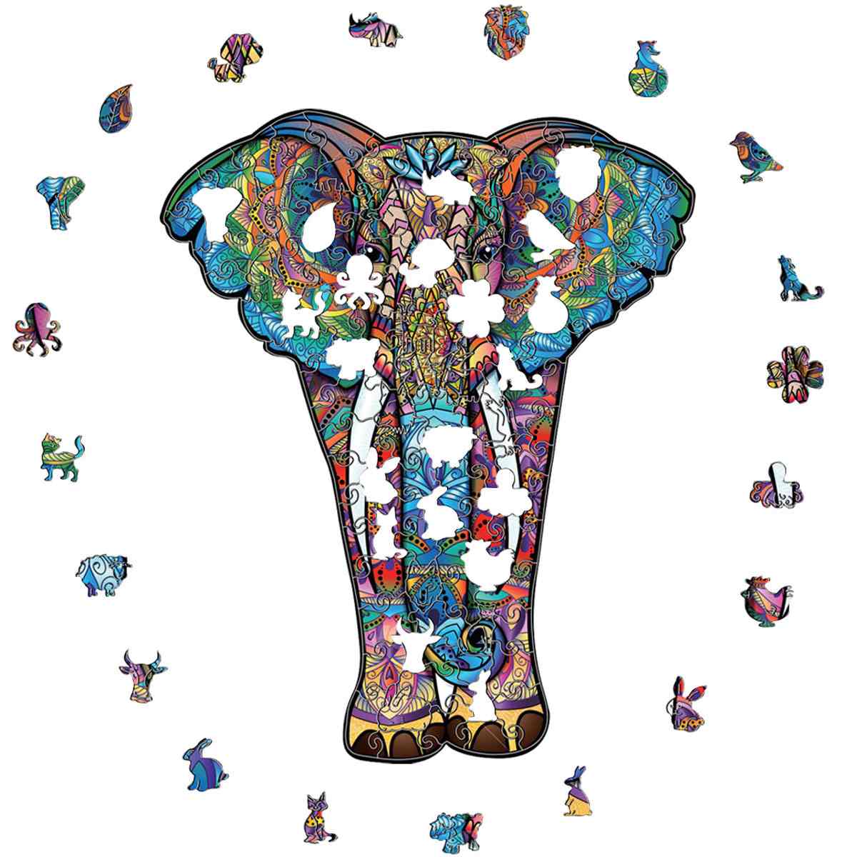 Elephant - Wooden Jigsaw Puzzle