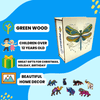Blue Dragonfly - Wooden Jigsaw Puzzle - PuzzlesUp