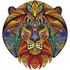 Rainbow Lion - Wooden Jigsaw Puzzle - PuzzlesUp