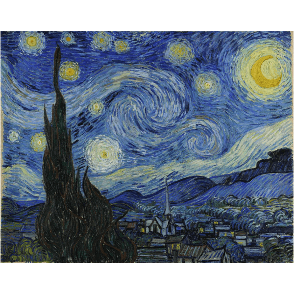 The Starry Night - Wooden Jigsaw Puzzle - PuzzlesUp