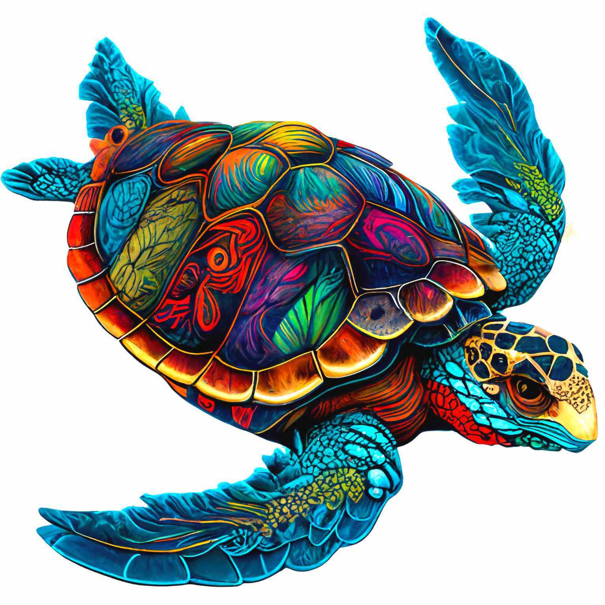 🔥Last Day - Sea Turtle - Wooden Jigsaw Puzzle – PuzzlesUp