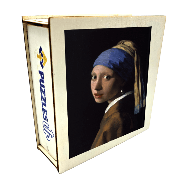 Girl with a Pearl Earring - Wooden Jigsaw Puzzle - PuzzlesUp