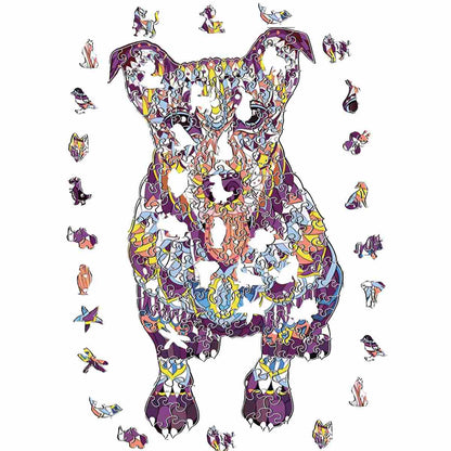 Sitting dog - Jigsaw Puzzle